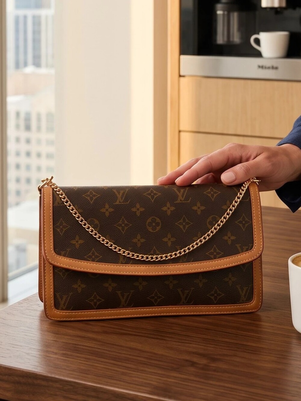 Louis Vuitton Monogram Pochette Dame 30